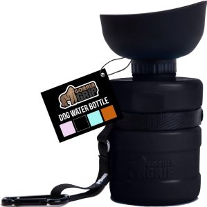GORILLA GRIP Dog Water Bottle, Portable Water Bowl...