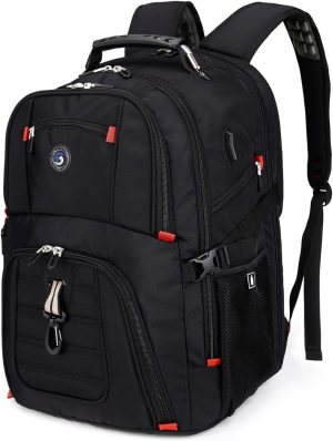 SHRRADOO Extra Large 50L Travel Laptop Backpack wi...