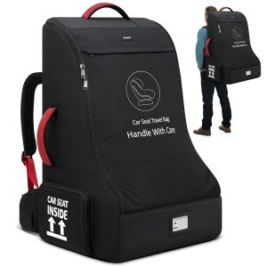 RAINSMORE Padded Car Seat Travel Bag for Airplane ...