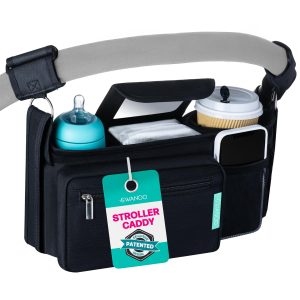 Swanoo Stroller Caddy Organizer With Cup Holder, N...