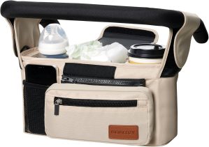 Momcozy Universal Baby Stroller Organizer, 2 Insul...