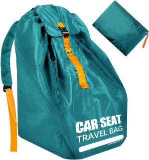 Car Seat Travel Bag for Airplane, Large Car Seat B...