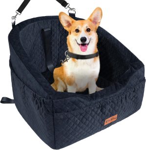 Vivifying Dog Car Seat for Small & Medium Dog...