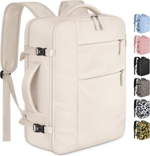 Capolo Travel Backpack for Women Men Waterproof La...