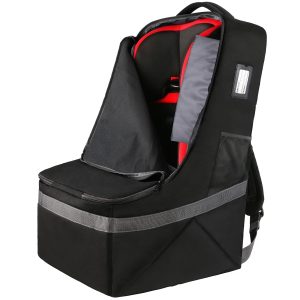 YOREPEK Padded Car Seat Travel Bag Backpack for Ai...