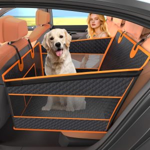Dog Car Seat for Large Dogs, Back Seat Extender fo...