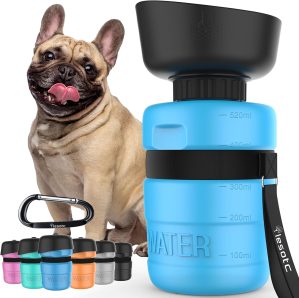 lesotc Dog Water Bottle, Portable Water Dispenser ...