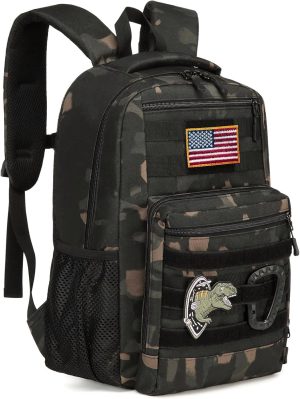 Kids tactical Backpack for Boys School Bag 20L min...
