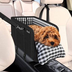 SlowTon Console Dog Car Seat – Portable Dogs...
