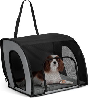 K&H Pet Products Enclosed Dog Car Seat, Trave...