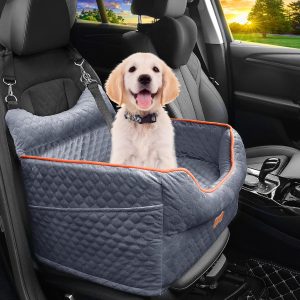 Dog Car Seat – Memory Foam Dog Booster Seat ...