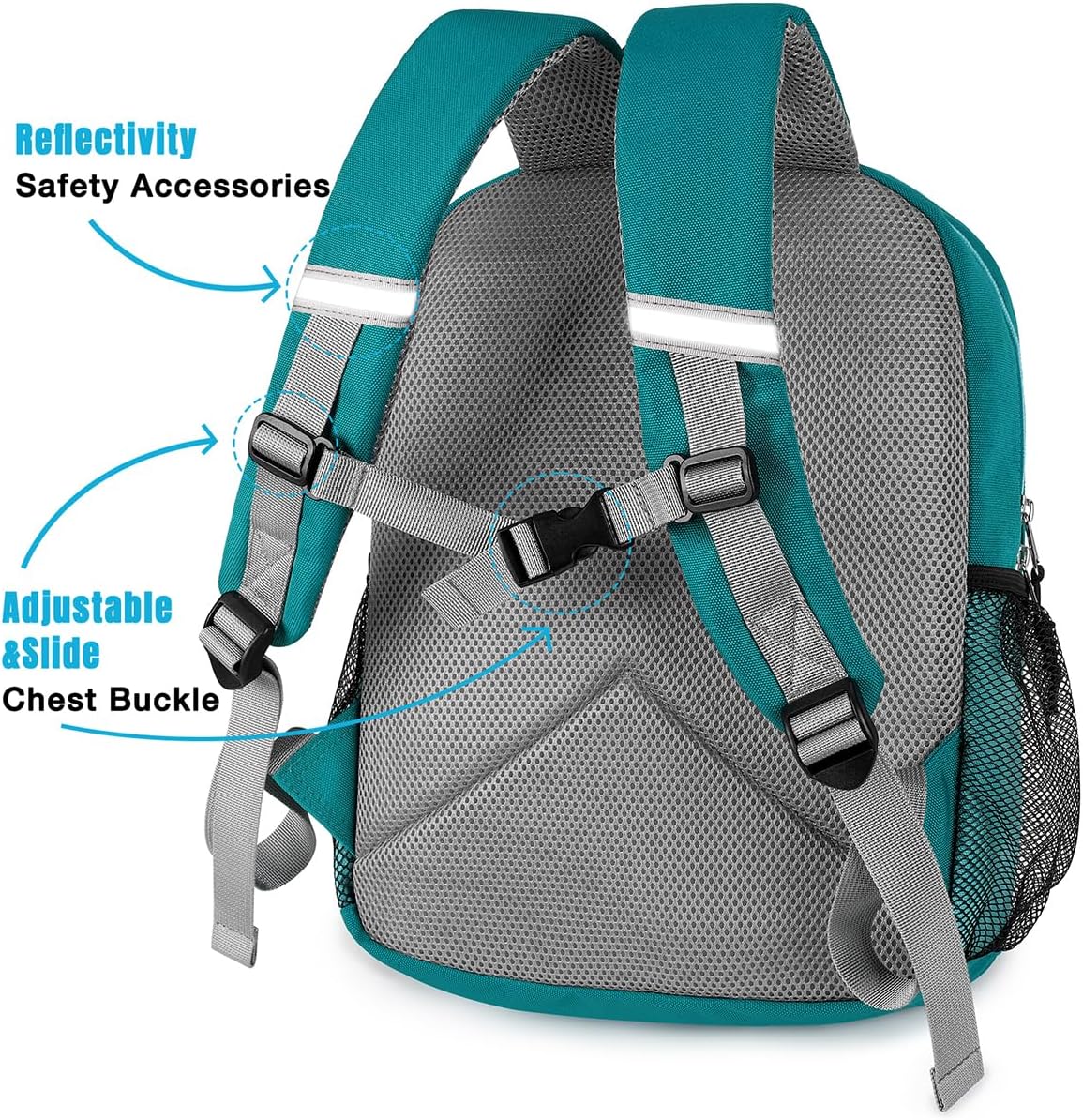STEAMEDBUN Toddler Backpack for Boys 2-4,Kindergarten Backpack for Boys,Preschool Backpack,Mini - Image 4